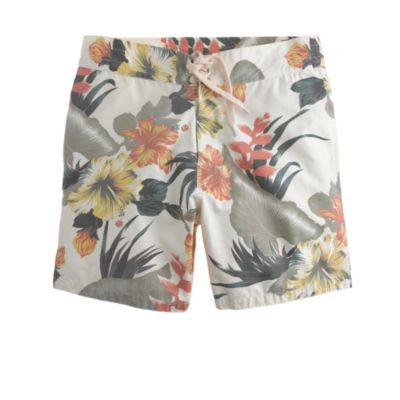 Lightning Bolt&reg; floral pelican swim trunks