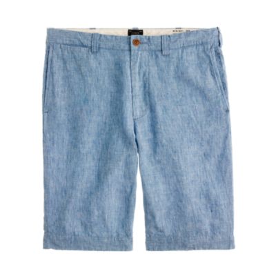 11" stanton short in Irish linen