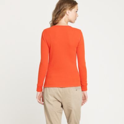 Vintage thermal henley