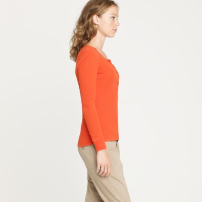 Vintage thermal henley