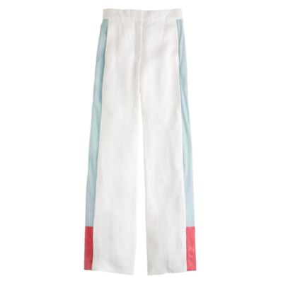 Collection snakeskin-stripe trouser