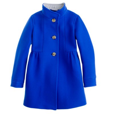 Girls' stadium-cloth marquee coat
