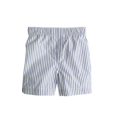 Boys' yarn-dyed cotton boxers