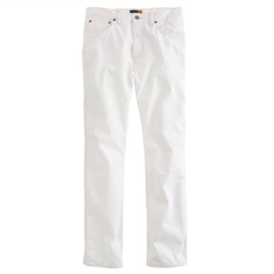 Slim-straight jean in white wash