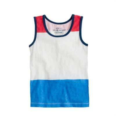 Boys' tank in colorblock