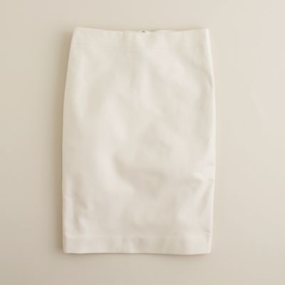 Petite No. 2 pencil skirt in double-serge cotton