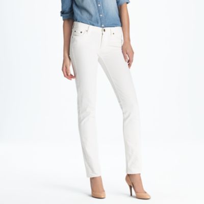 New matchstick jean in white denim