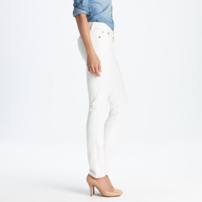 New matchstick jean in white denim