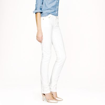 New matchstick jean in white denim