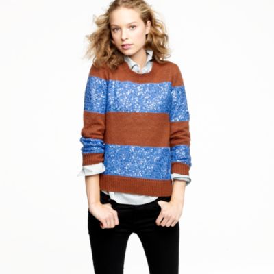 Wynter sweater in sequin stripe