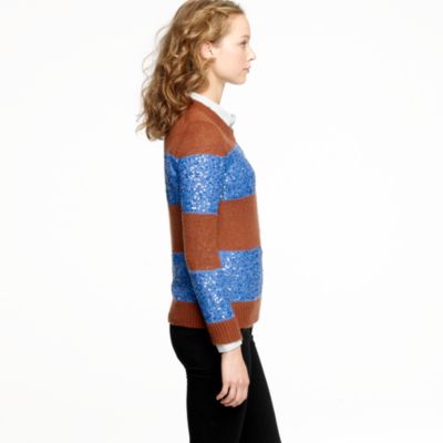 Wynter sweater in sequin stripe