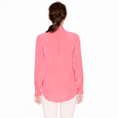 Collection luxe silk crepe blouse