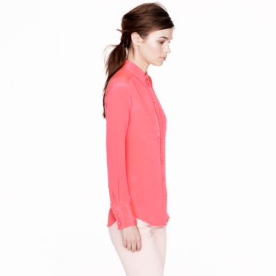 Collection luxe silk crepe blouse