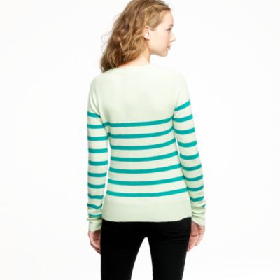 Cashmere candy-stripe sweater