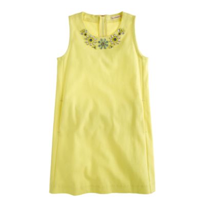 Girls' sleeveless necklace dress