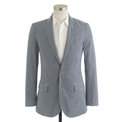 Unconstructed Ludlow sportcoat in gingham