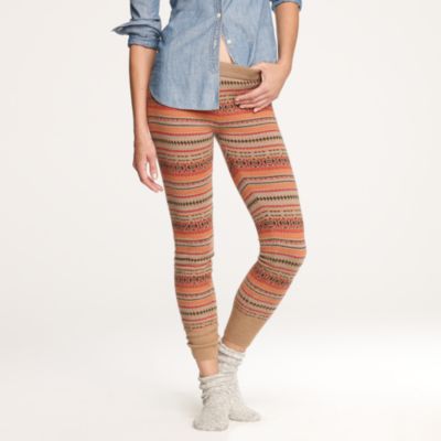 Fair Isle sweater-leggings