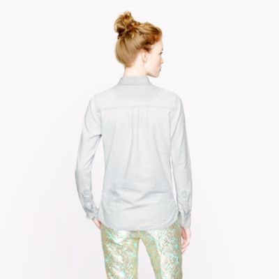 Faded chambray popover