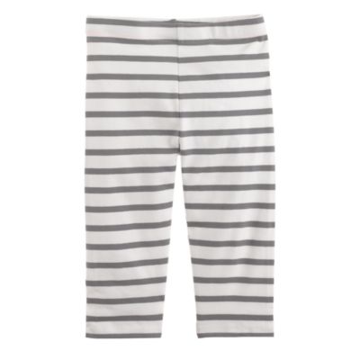 Girls' everyday capri leggings in summer stripe
