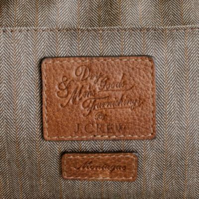 Montague leather travel kit