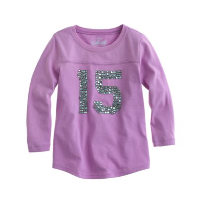 Girls' bejeweled 15 tee