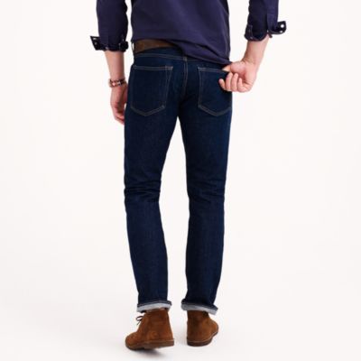 Wallace & Barnes slim selvedge jean in White Oak Cone Denim&reg; with rinsed wash