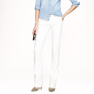 Tall new bootcut jean in white denim