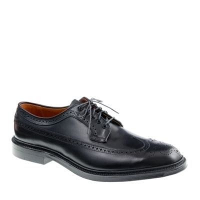 Alden&reg; for J.Crew black leather longwing bluchers