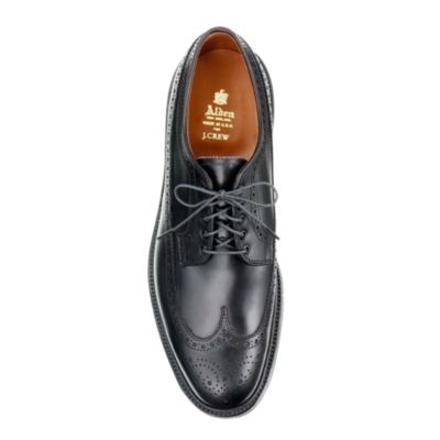 Alden&reg; for J.Crew black leather longwing bluchers