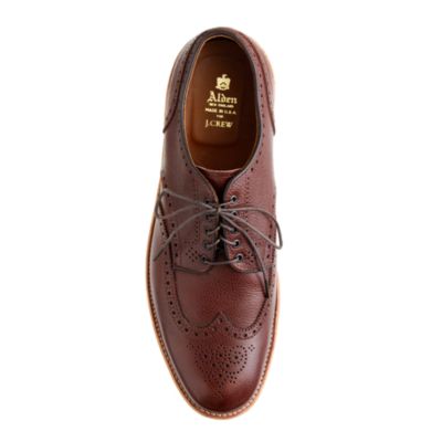 Alden&reg; for J.Crew limited-edition pebbled shortwing bluchers