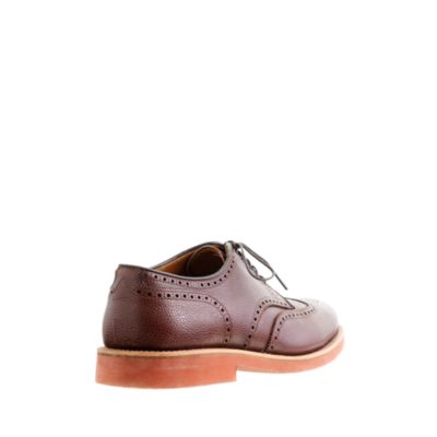 Alden&reg; for J.Crew limited-edition pebbled shortwing bluchers