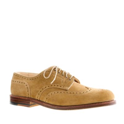 Alden&reg; for J.Crew limited-edition suede shortwing bluchers