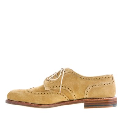 Alden&reg; for J.Crew limited-edition suede shortwing bluchers