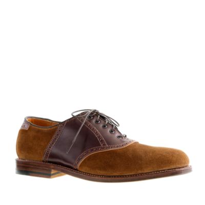 Alden&reg; for J.Crew limited-edition two-tone cordovan saddle shoes