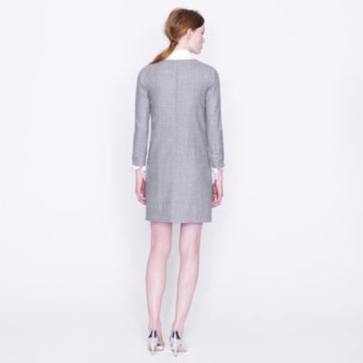 Jules dress in heathered wool