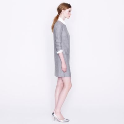 Jules dress in heathered wool