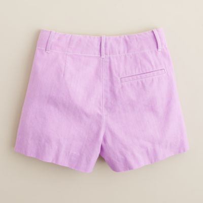 Girls' bright pleated short