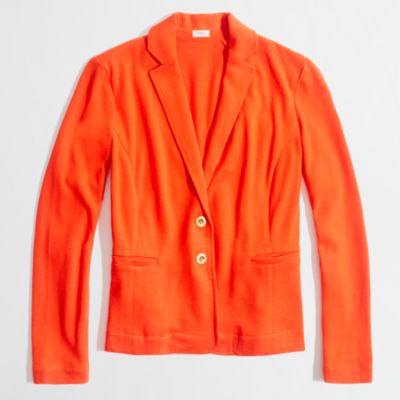 Factory knit pocket blazer