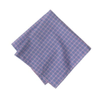 Augustine plaid pocket square
