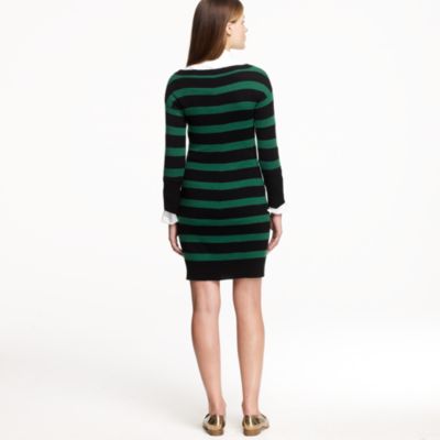 Stripe sweater-dress