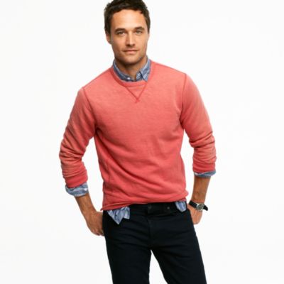 Sunwashed fleece sweatshirt