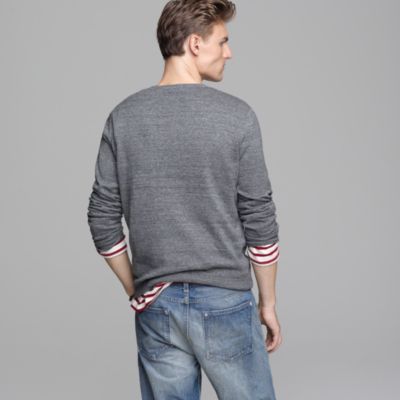 Heathered cotton sweatshirt sweater