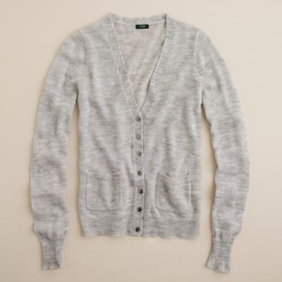 Crystal button cardigan