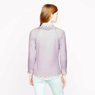 Collection cashmere plaited sweatshirt