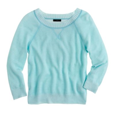 Collection cashmere plaited sweatshirt