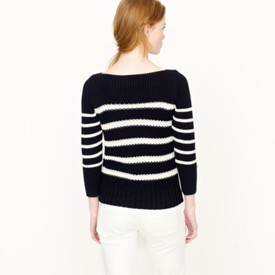 Ripplestitch sweater in stripe
