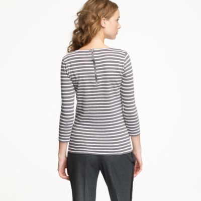 Painter zip tee in stripe