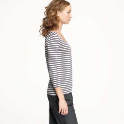 Painter zip tee in stripe