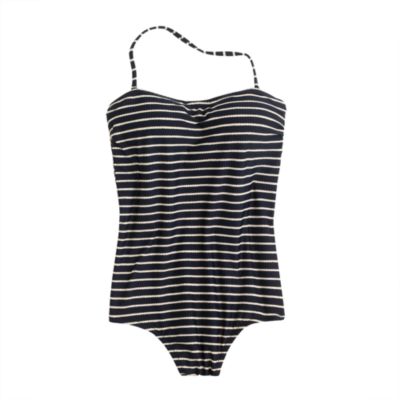 Rope stripe bandeau tank