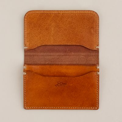 Cognac accordion wallet